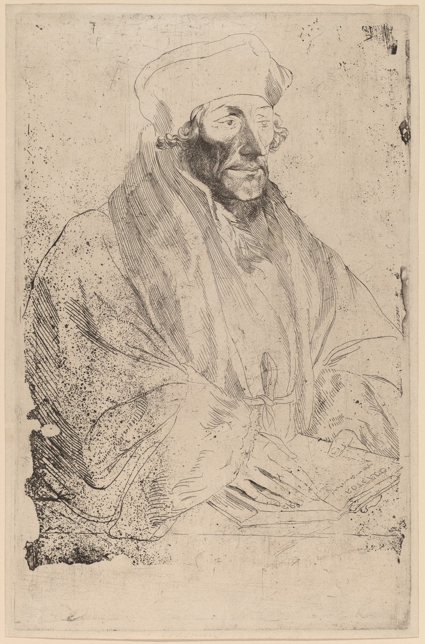 Rotterdam Erasmus, muhtemelen 16261641. by Anthony van Dyck