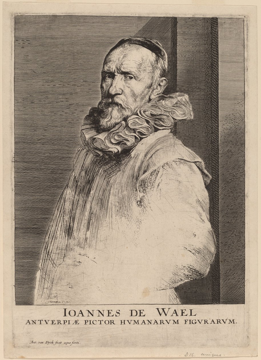 Jan de Wael, muhtemelen 16261641. by Anthony van Dyck