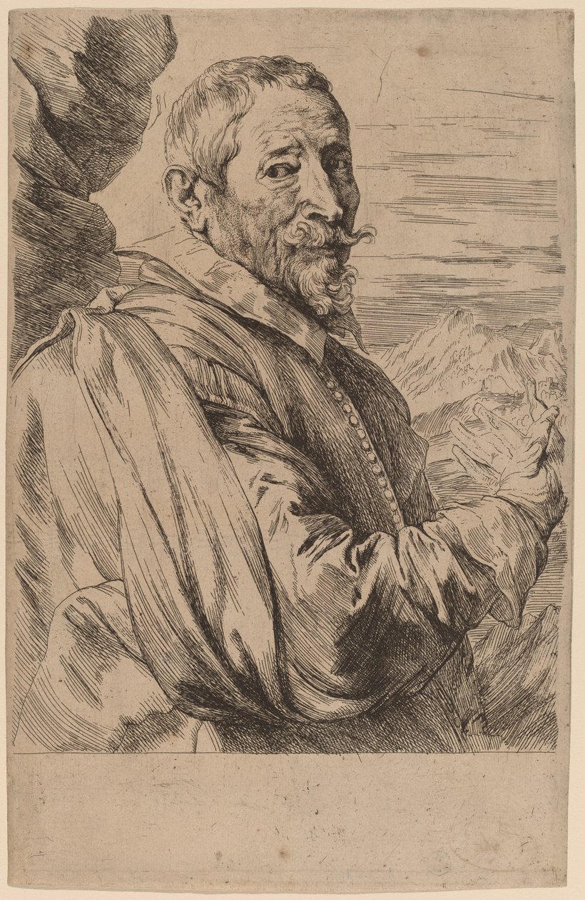 Jodocus de Momper, muhtemelen 16261641. by Anthony van Dyck
