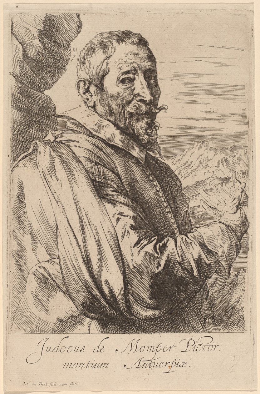 Jodocus de Momper, muhtemelen 16261641. by Anthony van Dyck