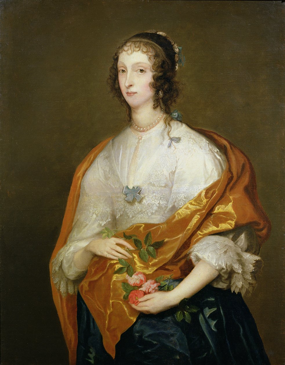 Kraliçe Henrietta Maria (1609-1669) by Anthony van Dyck