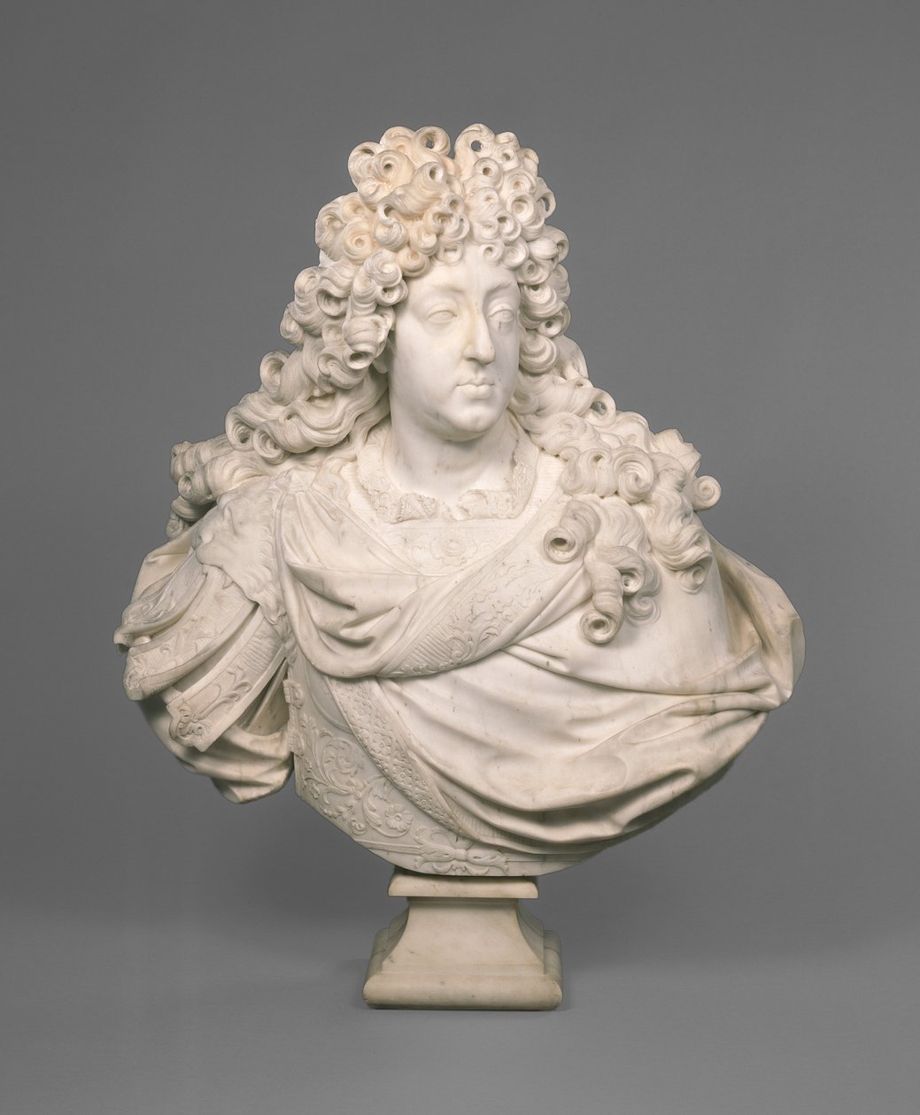 ಫ್ರಾನ್ಸ್‌ನ ಲೂಯಿಸ್, ದಿ ಗ್ರ್ಯಾಂಡ್ ಡೌಫಿನ್, c.1698 (ಮಾರ್ಬಲ್)ಟರ್ಕ್ by Antoine Coysevox