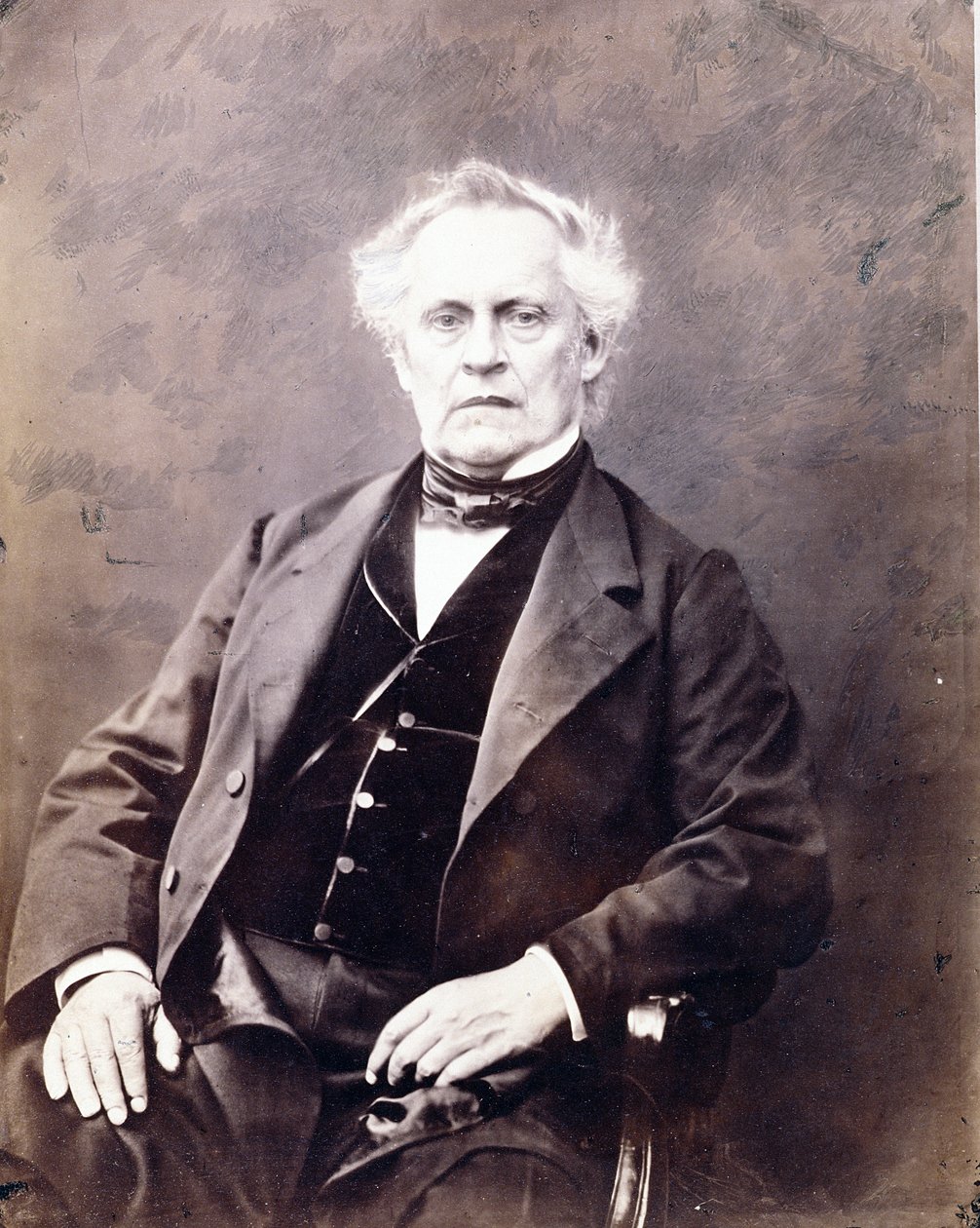 Julius Pluecker (1801-68) (albüm baskısı) by Antoine Francois Jean Claudet