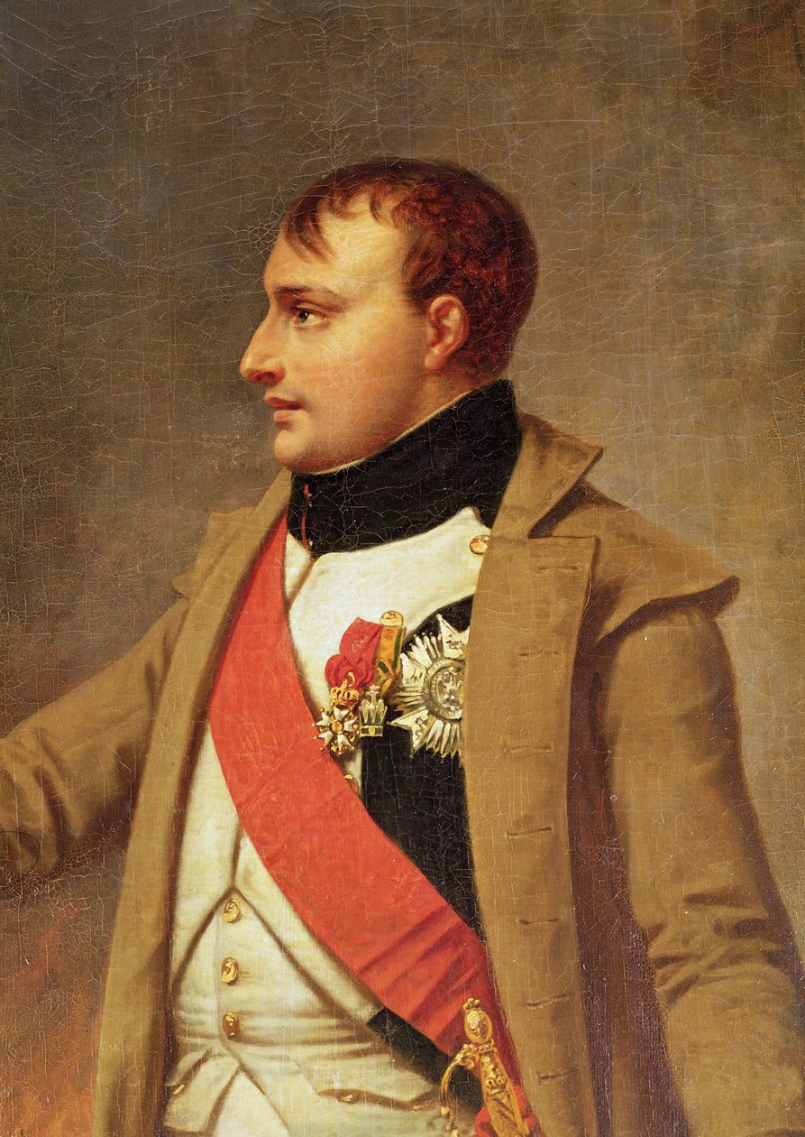 Detail of Napoleon meeting Francis II after the Battle of Austerlitz, c.1812  by Antoine Jean Gros