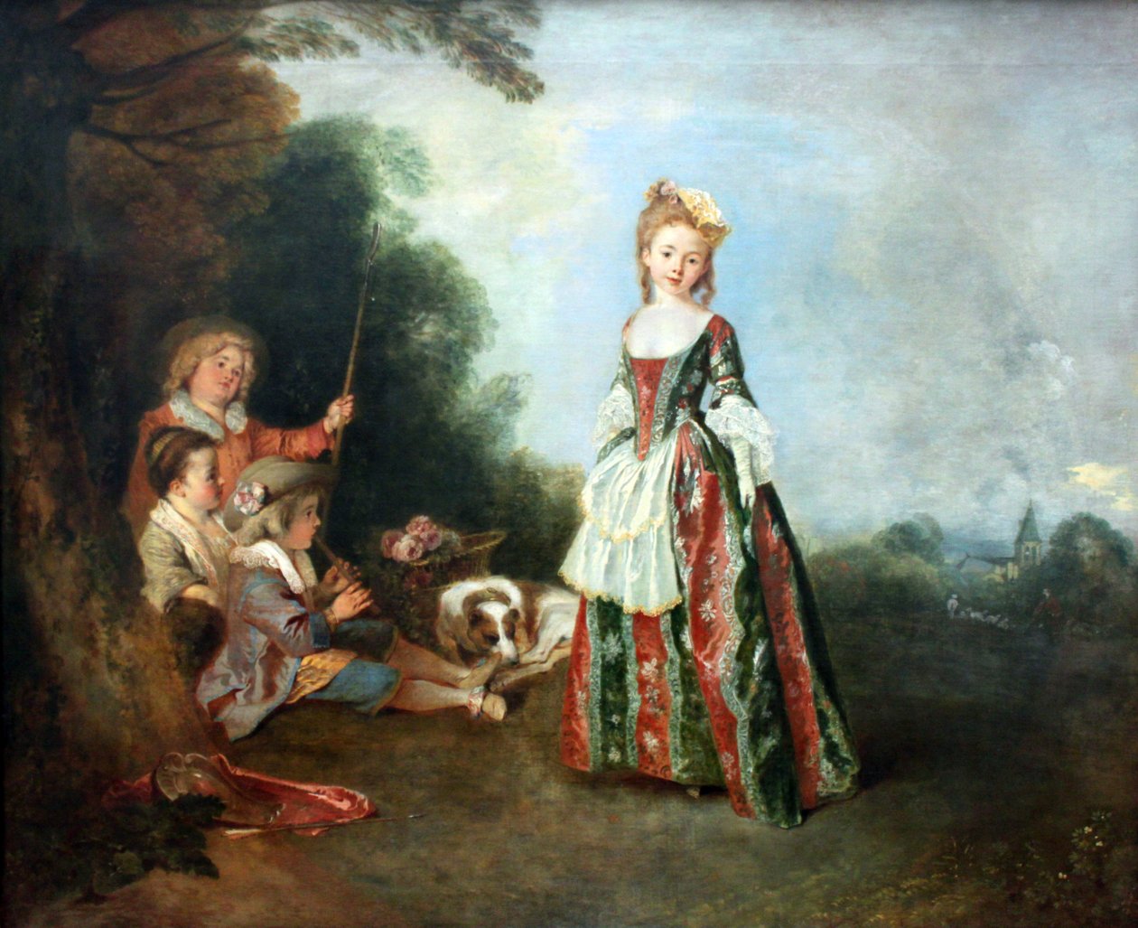 Dans by Jean Antoine Watteau