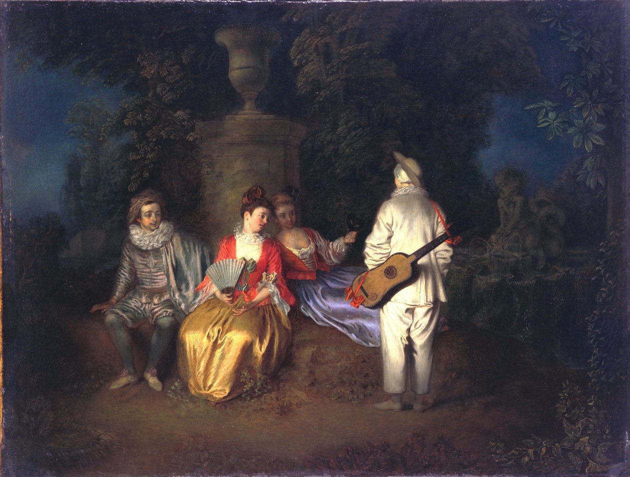 dörtlü by Jean Antoine Watteau