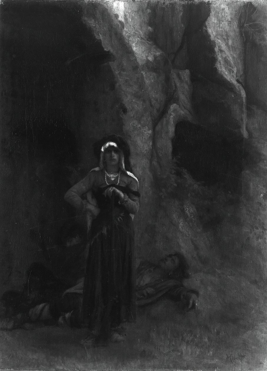Nöbetçi, 186070. by Antoine Auguste Ernest Hebert