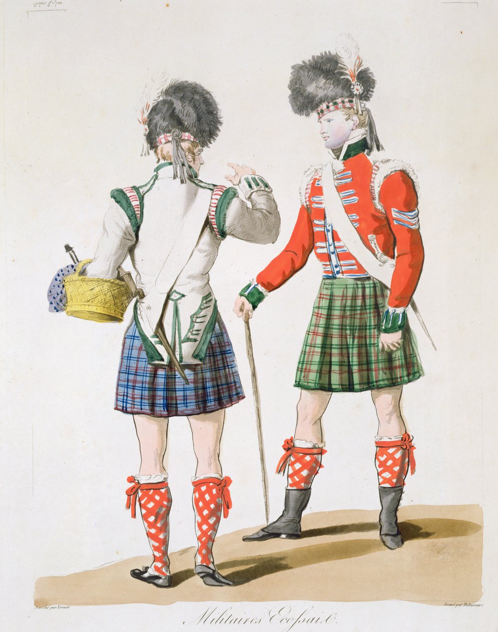 İskoç askerleri by Antoine Charles Horace Vernet