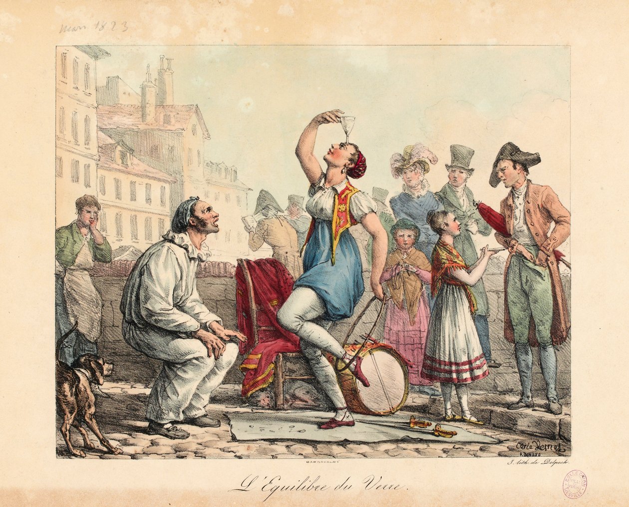 ದಿ ಗ್ಲಾಸ್ ಬ್ಯಾಲೆನ್ಸರ್, 1815-30 ಟರ್ಕ್ by Antoine Charles Horace Vernet