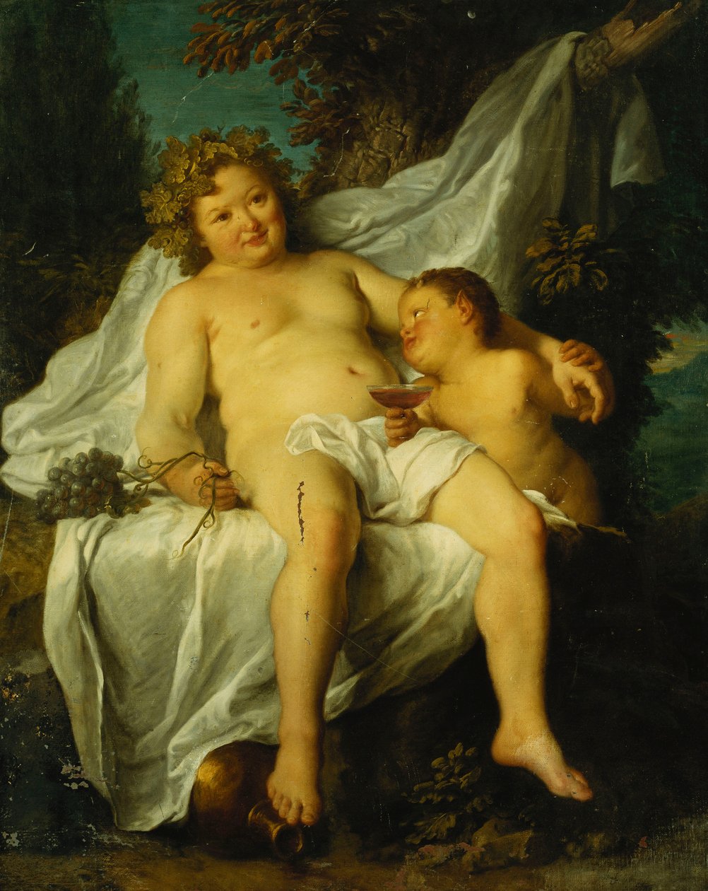 Sarhoş Silenus, by Antoine Coypel