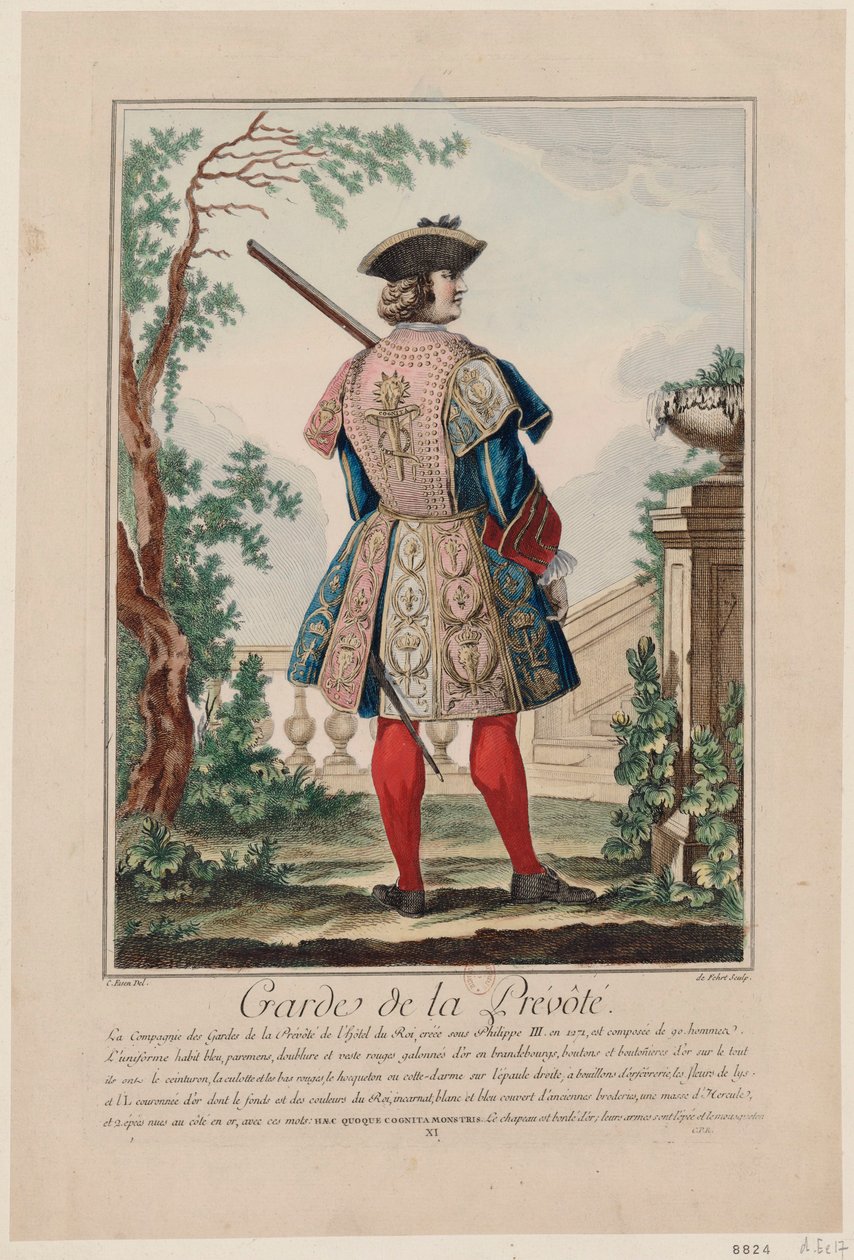 Amir Muhafızları, 1756. by Antoine Jean De Fehrt