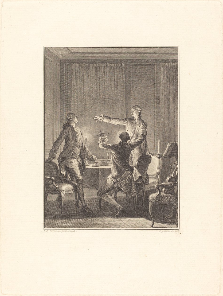 provokasyon by Antoine Jean Duclos after Jean Michel Moreau