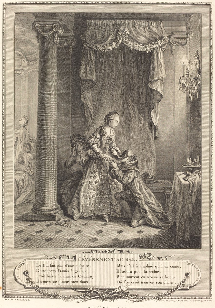 Balodaki olay by Antoine Jean Duclos and Francois Robert Ingouf after Sigmund Freudenberger