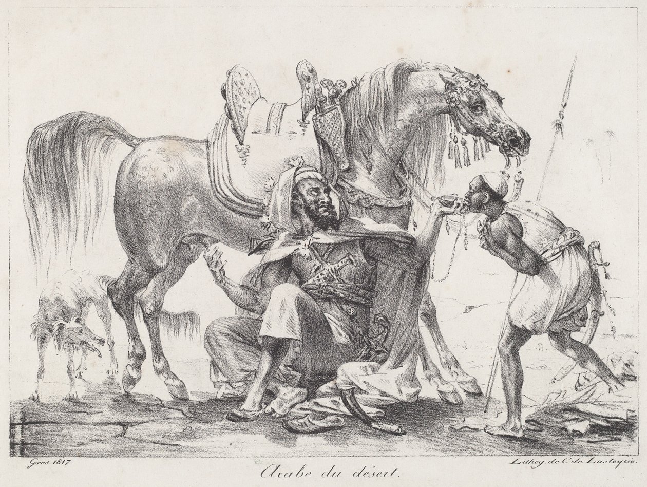 Çöl Arap (Çöl Arap) by Antoine Jean Gros