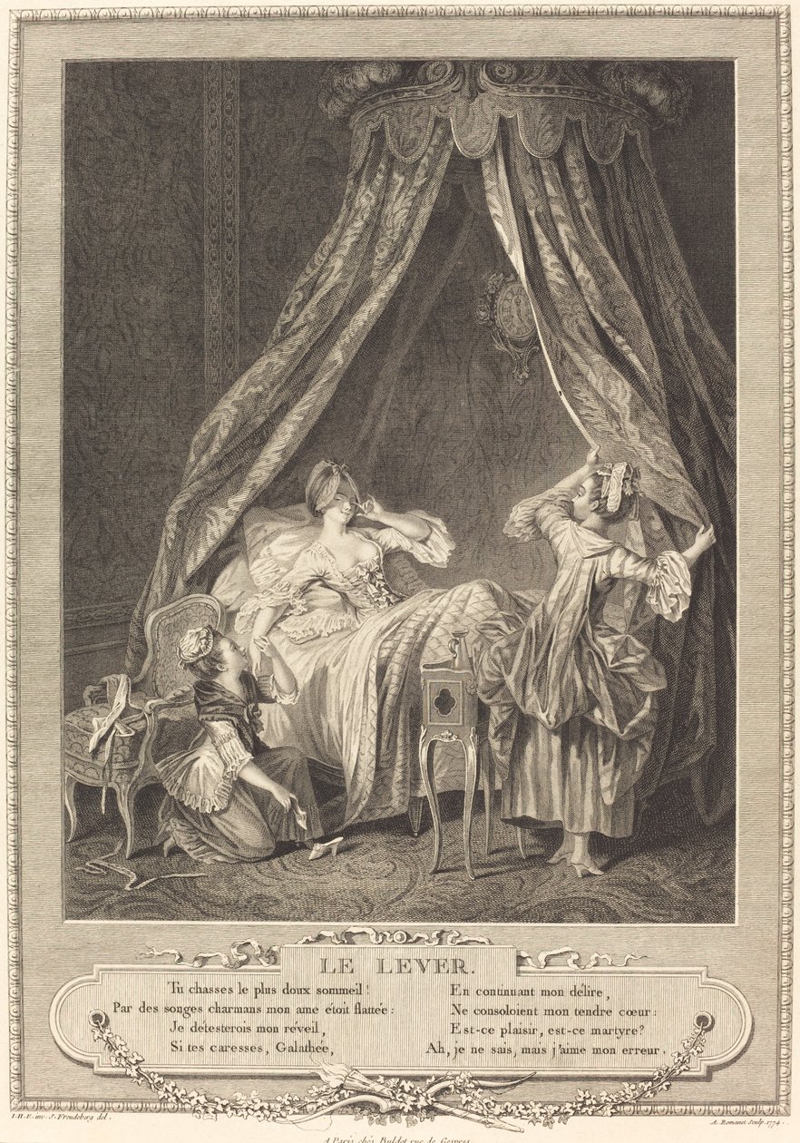 uyanmak by Antoine Louis Romanet after Sigmund Freudenberger