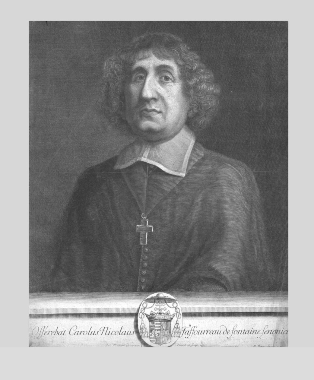 Louis-Henri de Pardaillan de Gondrin, c1673. by Antoine Masson