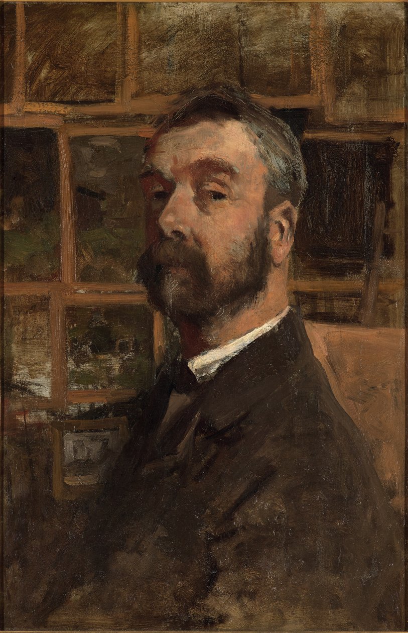 ಸ್ವಯಂ ಭಾವಚಿತ್ರ, c.1884turk by Anton Mauve