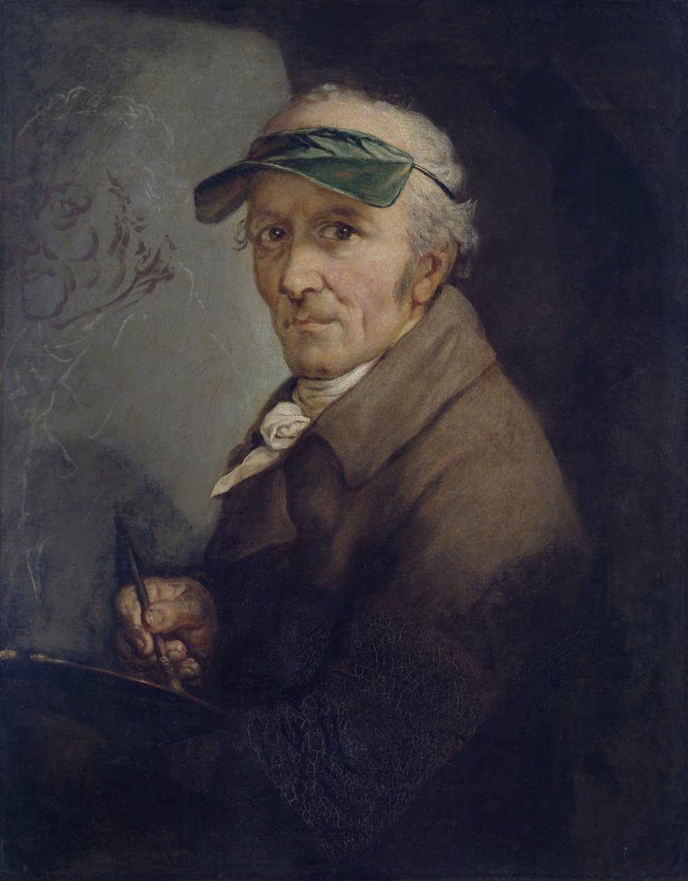 Gölgeli Otoportre, 1813 by Anton Graff