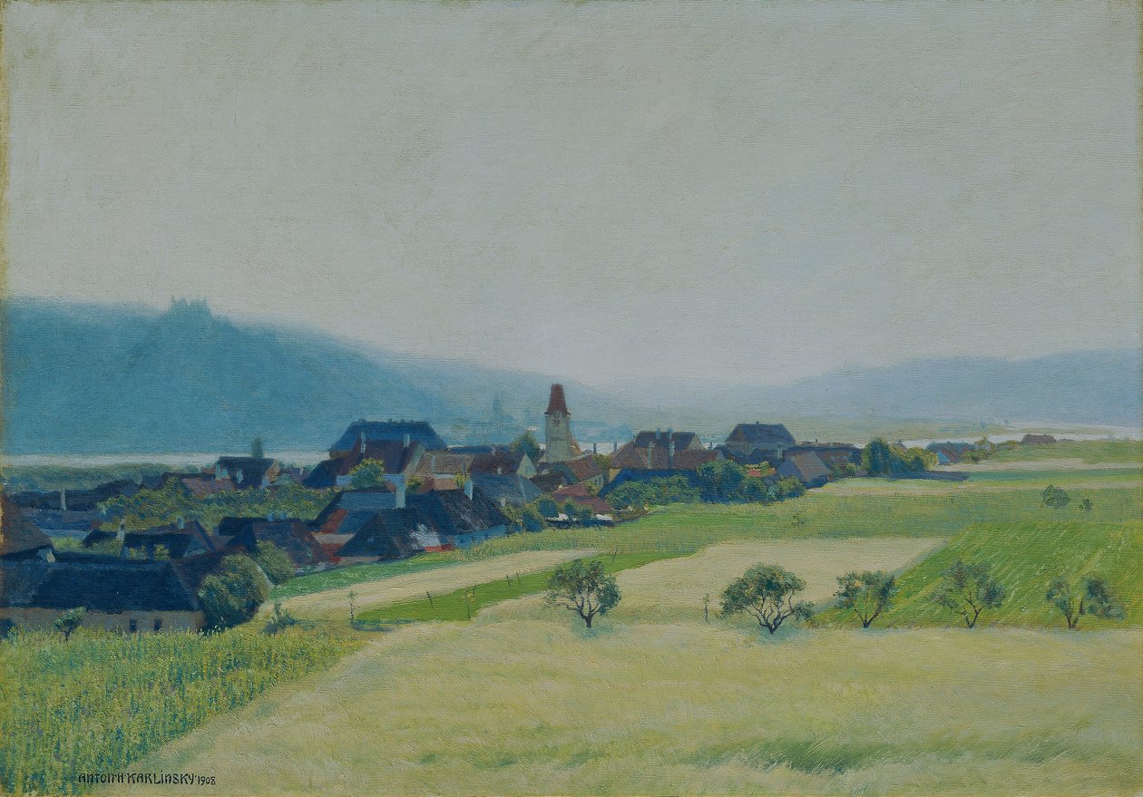 Tuna Nehri üzerinde sabah by Anton Hans Karlinsky