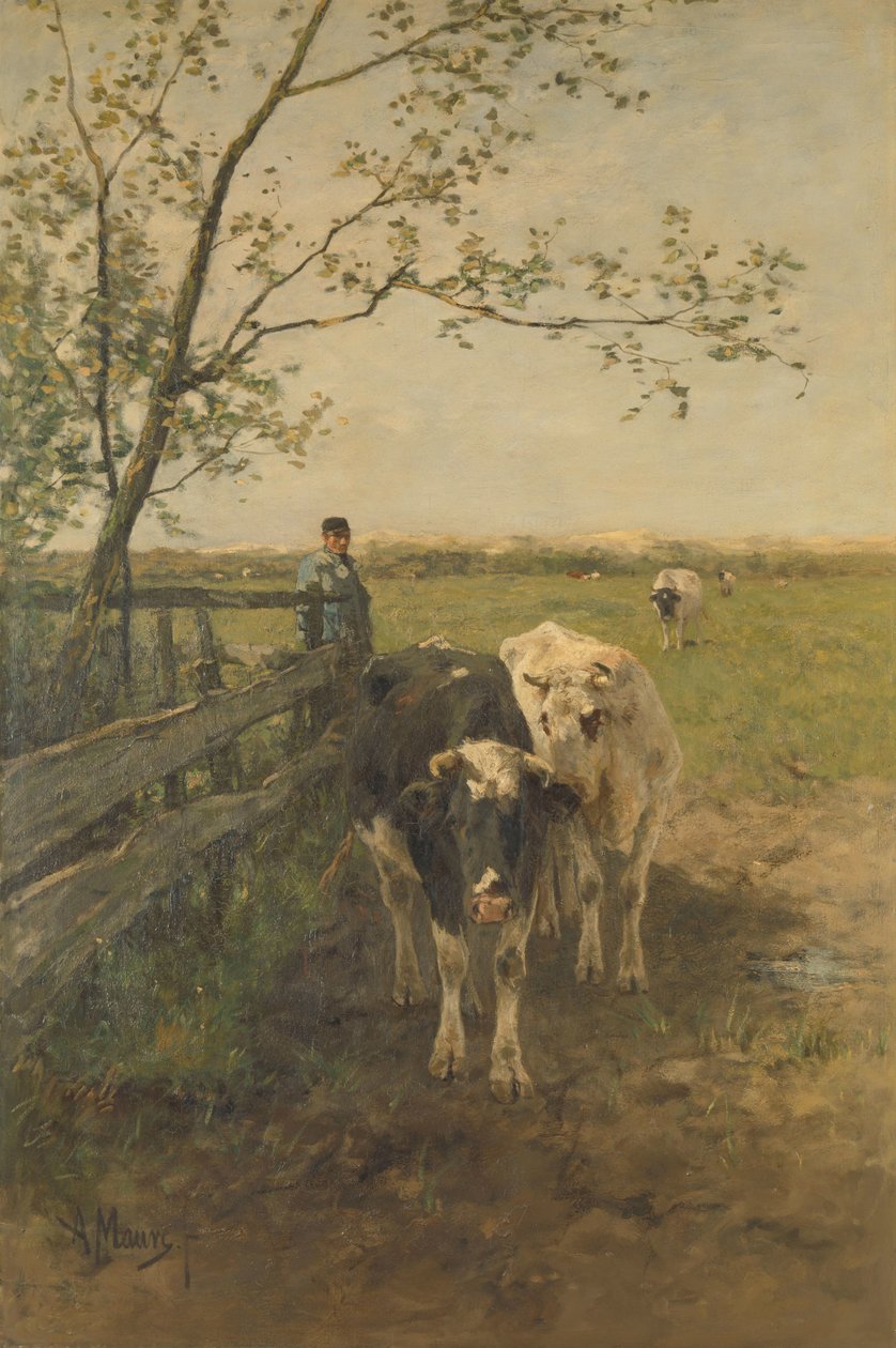 Süt viraj by Anton Mauve