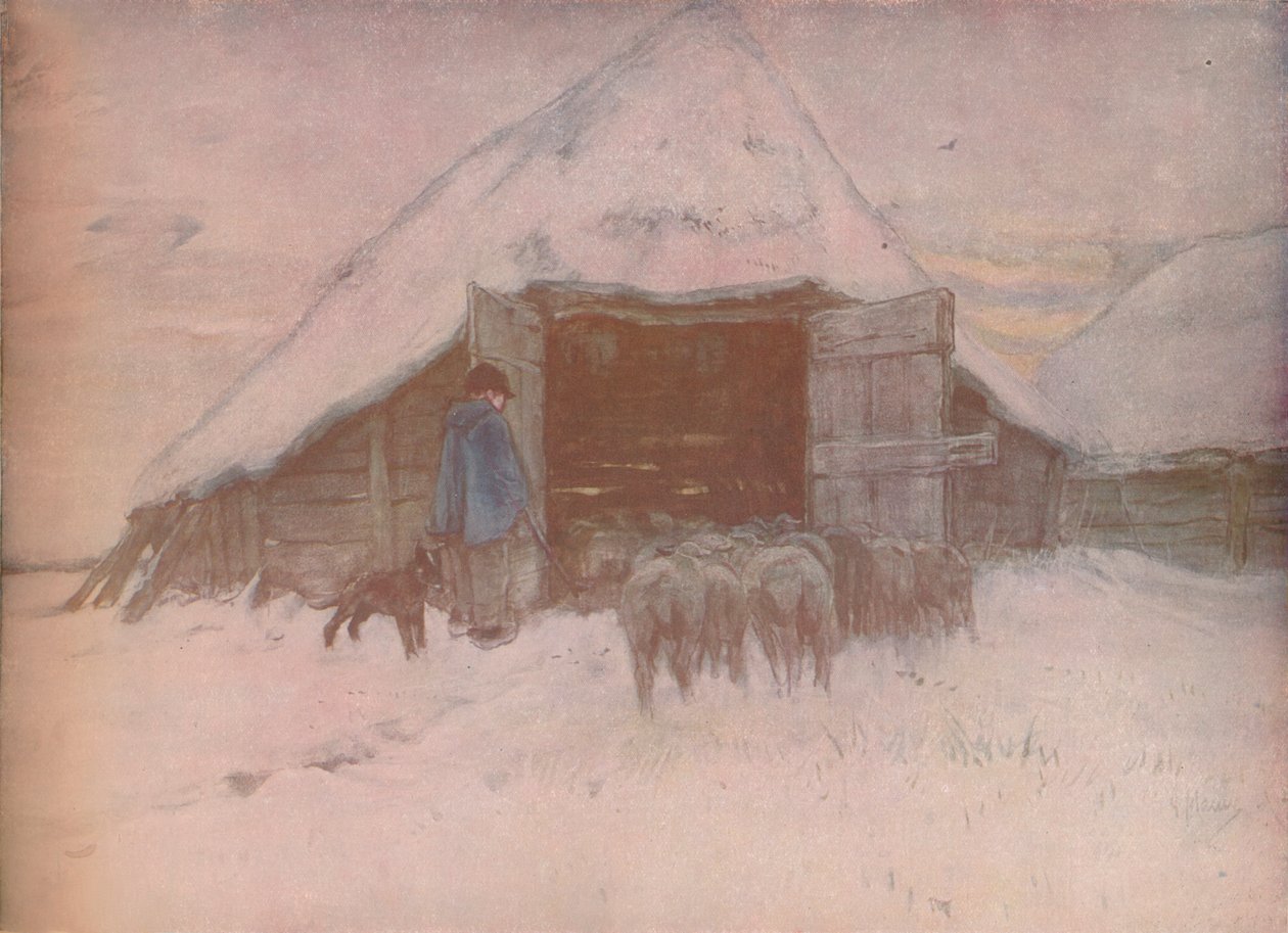 Kış, c1870, 1918 by Anton Mauve