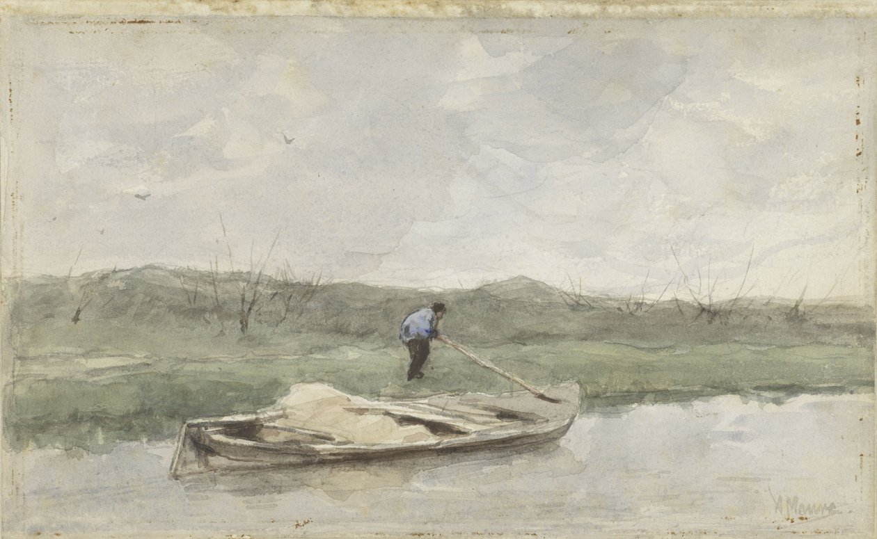 kum mavnası by Anton Mauve