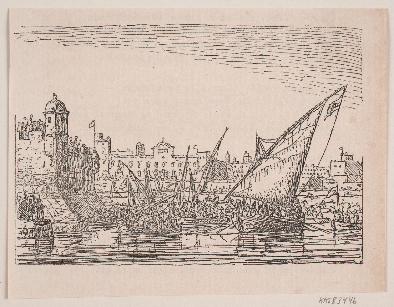 Akdeniz limanı by Anton Melbye