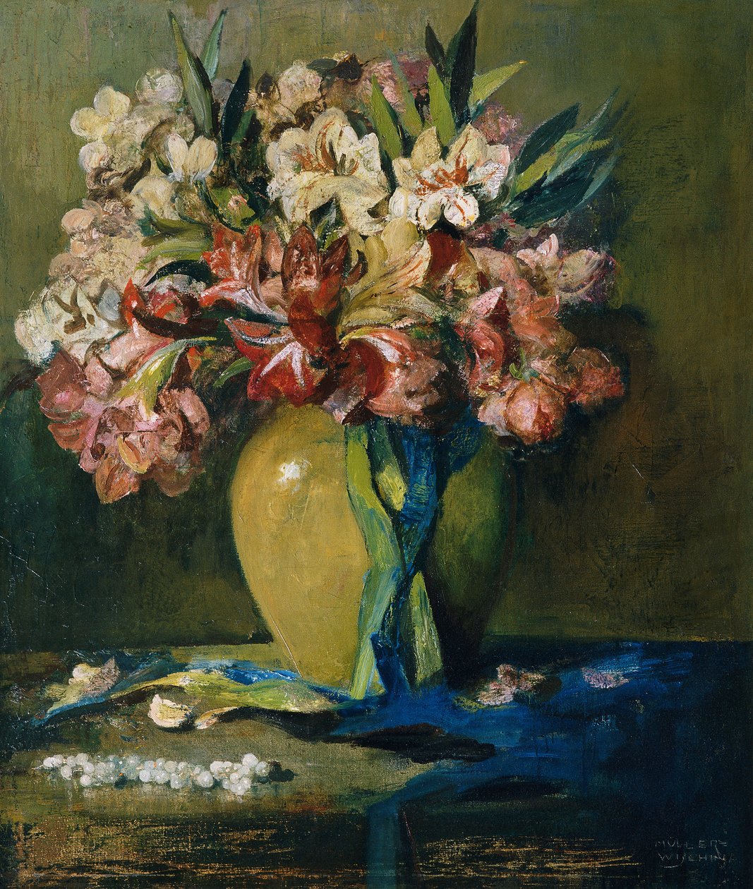Çiçek demeti by Anton Müller Wischin