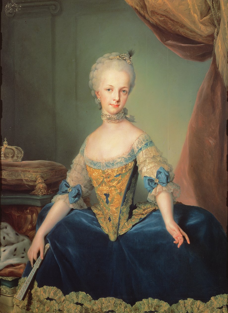 Avusturya Maria Josepha by Anton Raphael Mengs