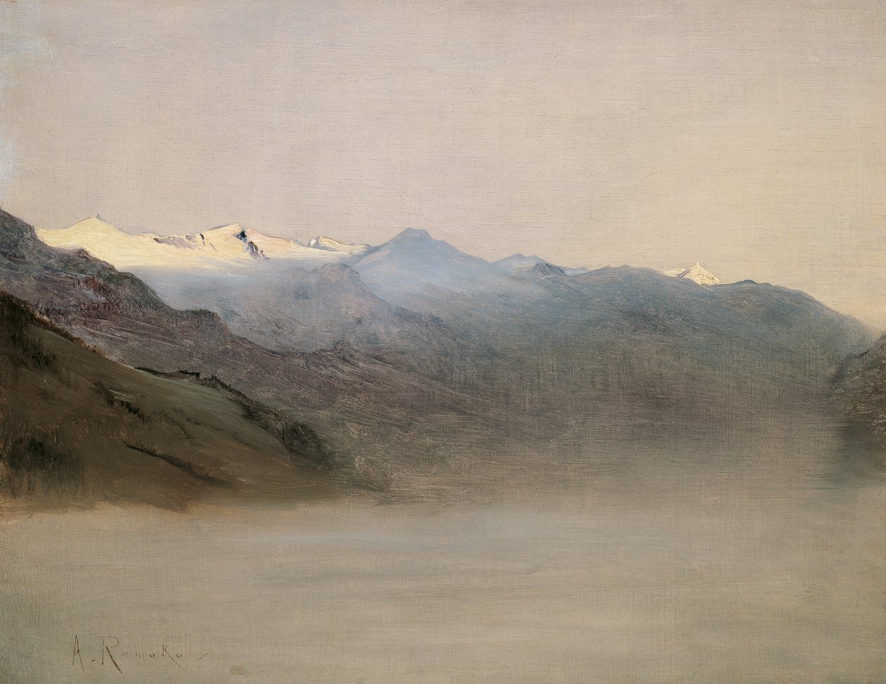 Sisin içinde Gastein Vadisi by Anton Romako