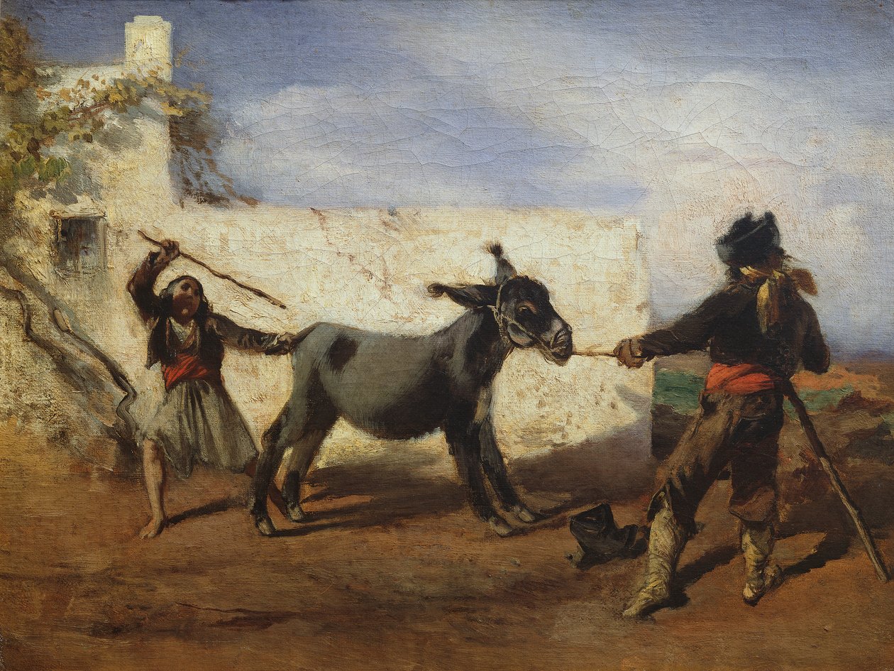inatçı eşek by Anton Romako