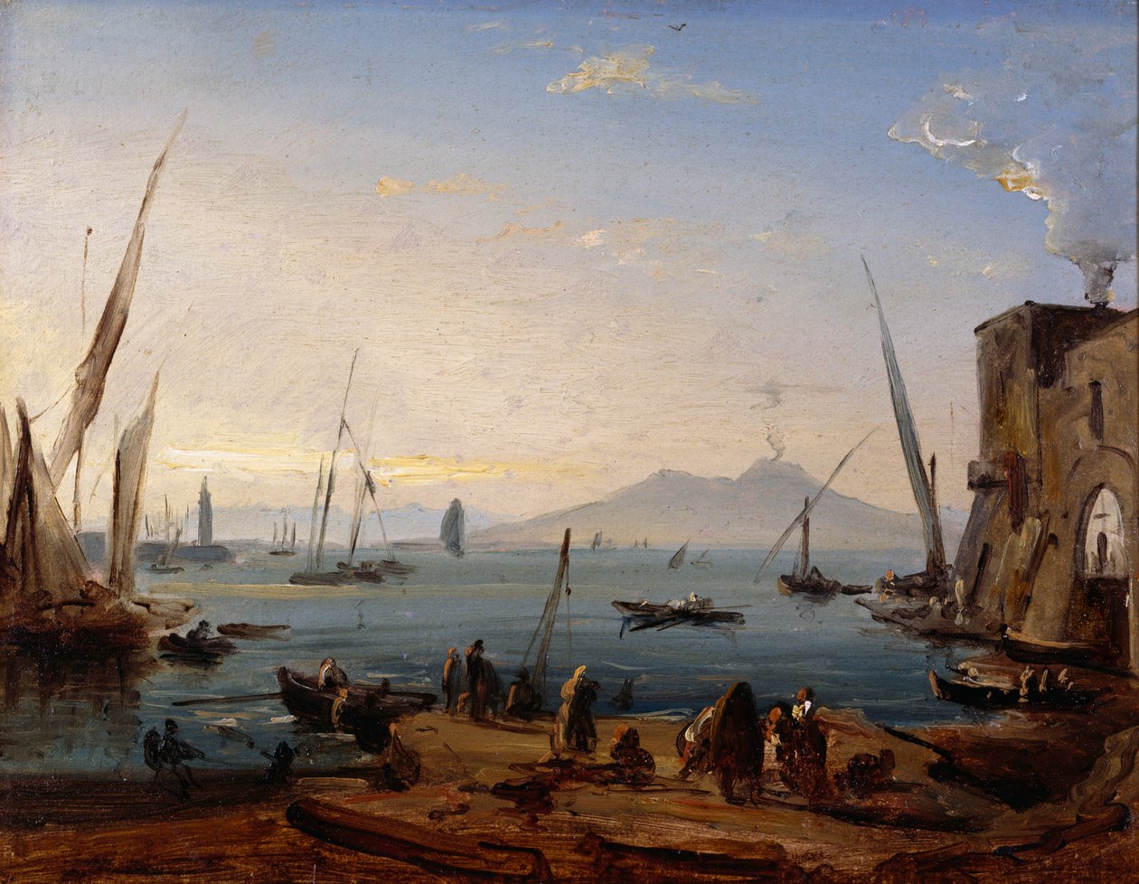 Posillipo Burnu by Anton Sminck Pitloo