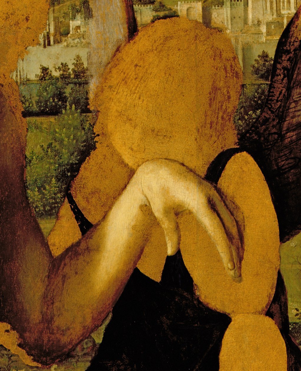 Üç Melek Tarafından Desteklenen Mesih (ayrıntı 60385) by Antonello da Messina