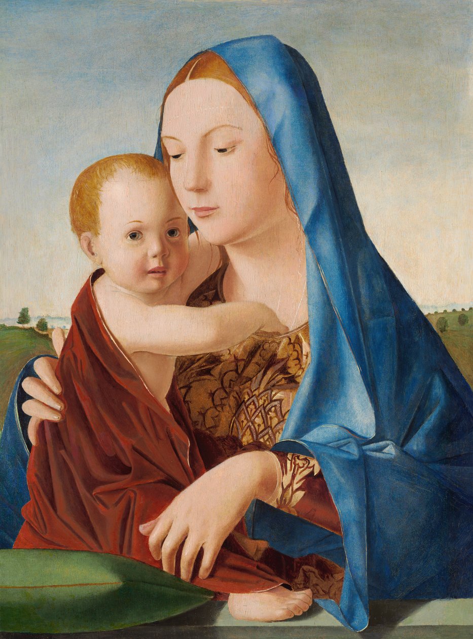 Madonna ve Çocuk, c. 1475. by Antonello da Messina