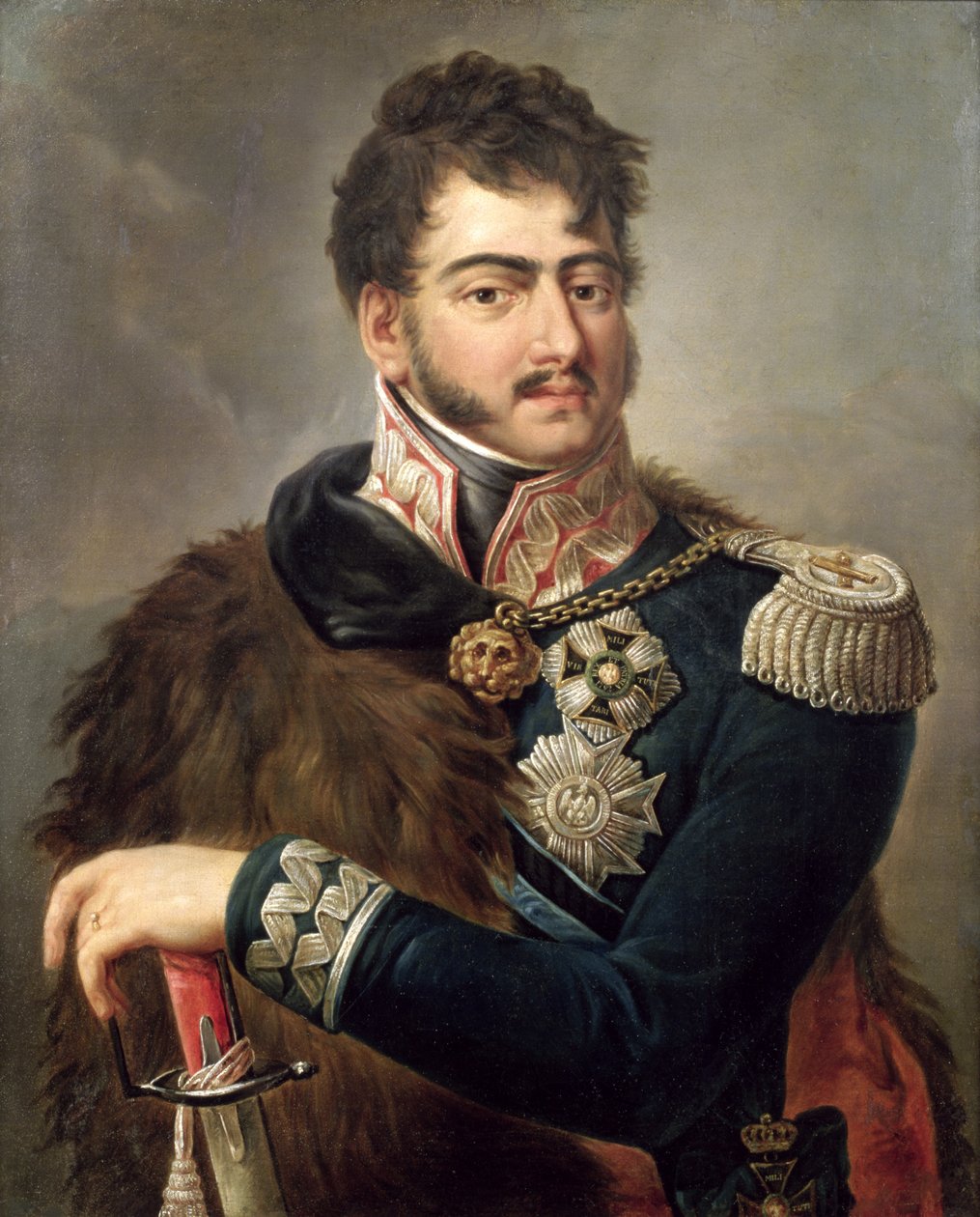 Prens Josef Poniatowski (1763-1813) c.1810 by Antoni Brodowski