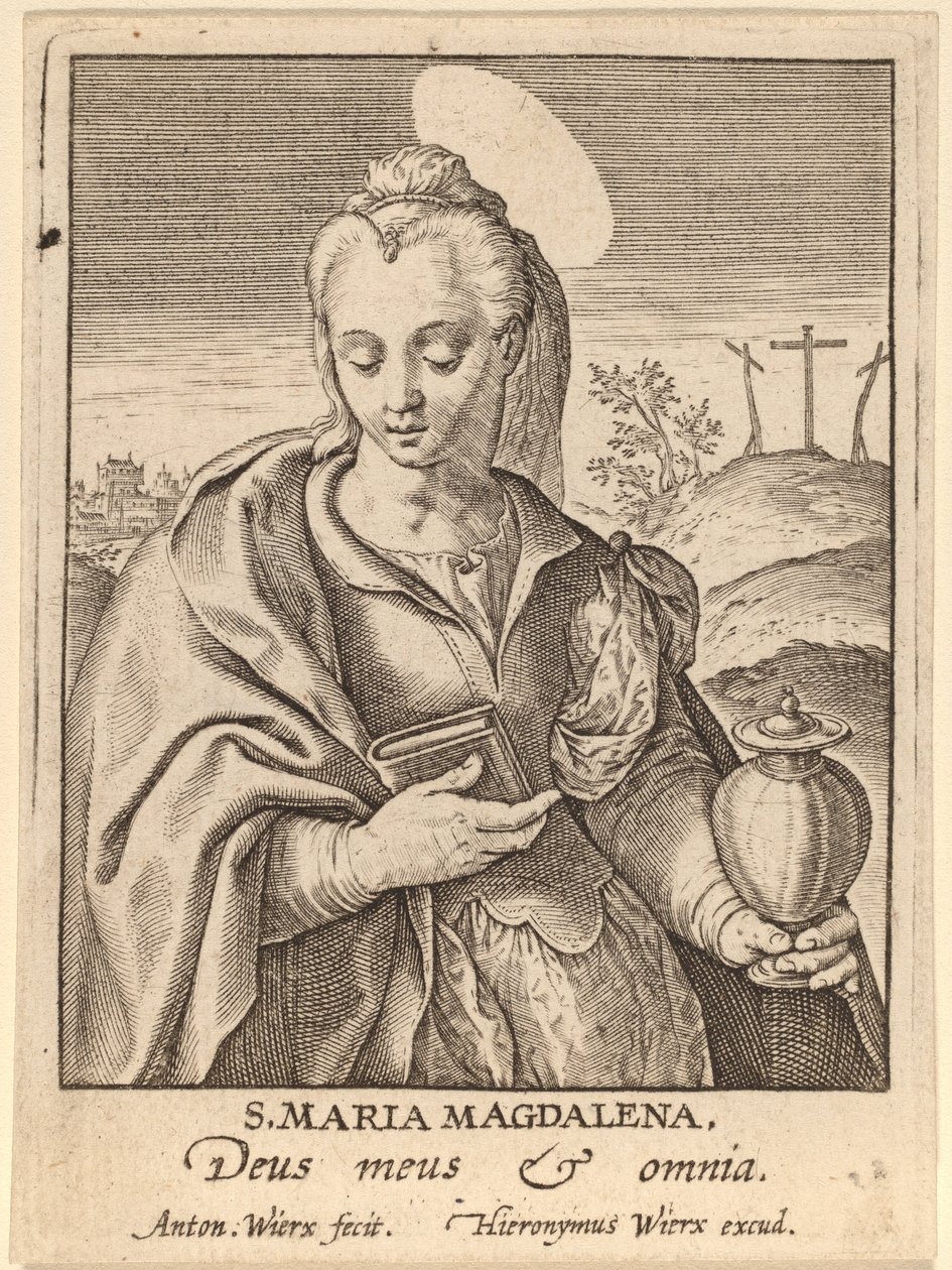 Sr. Maria Magdalena by Antonie Wierix