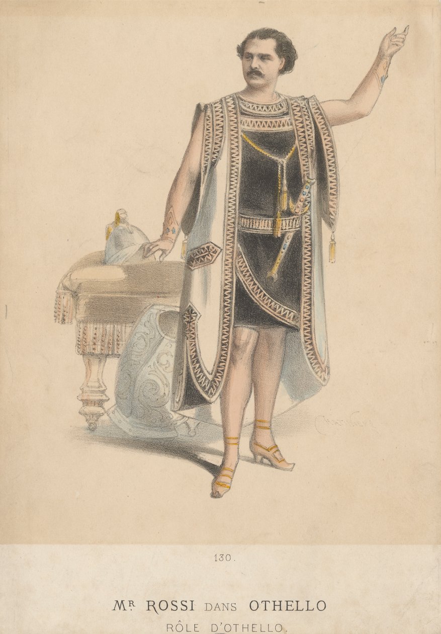 Bay Rossi Othello olarak by Antonin Marie Chatiniere
