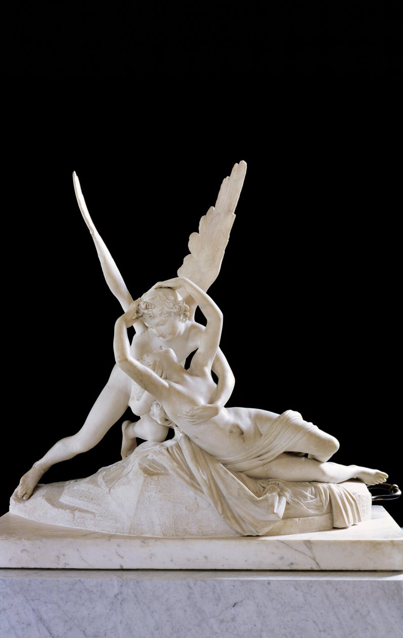 Aşk Tanrısı Öpücüğü 1787 (mermer) tarafından canlandırılan Psyche (ayrıntılar için bkz. 27638) (ayrıca bkz. 154097) by Antonio Canova