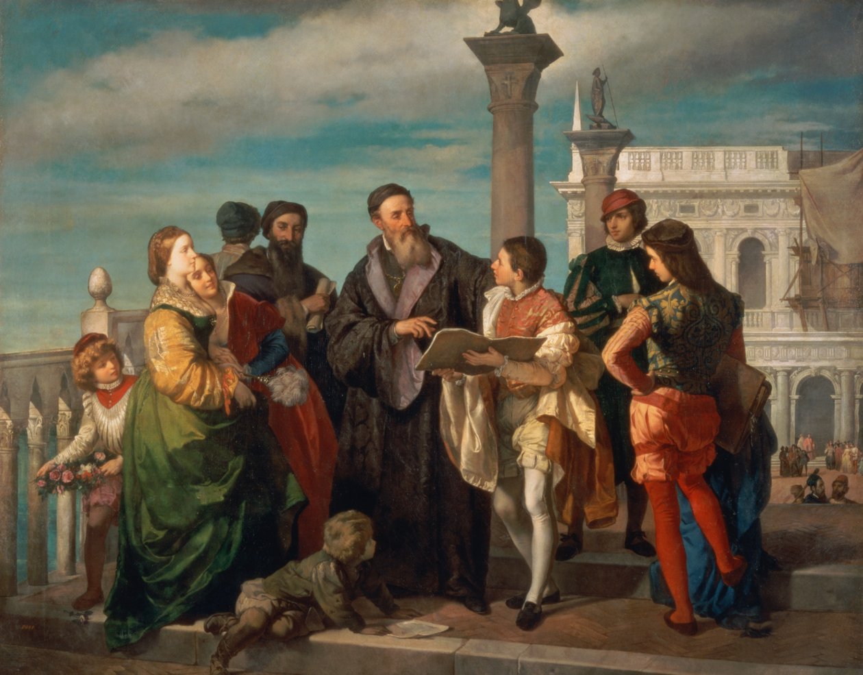 Titian (1488-1576) ve Veronese (1528-88) Arasındaki Ponte della Paglia