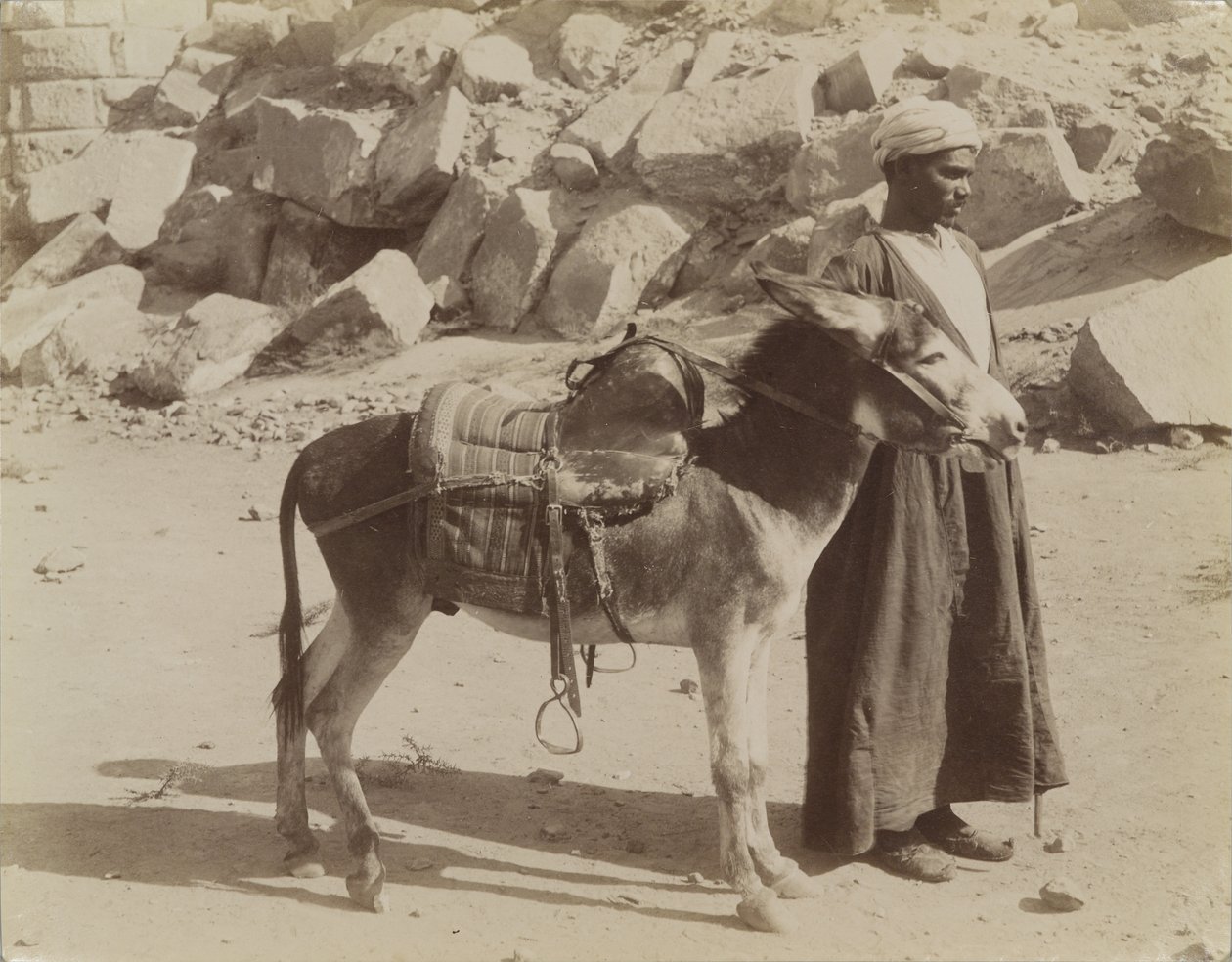 Bourier ve Bouriquer, Mısır by Antonio Beato