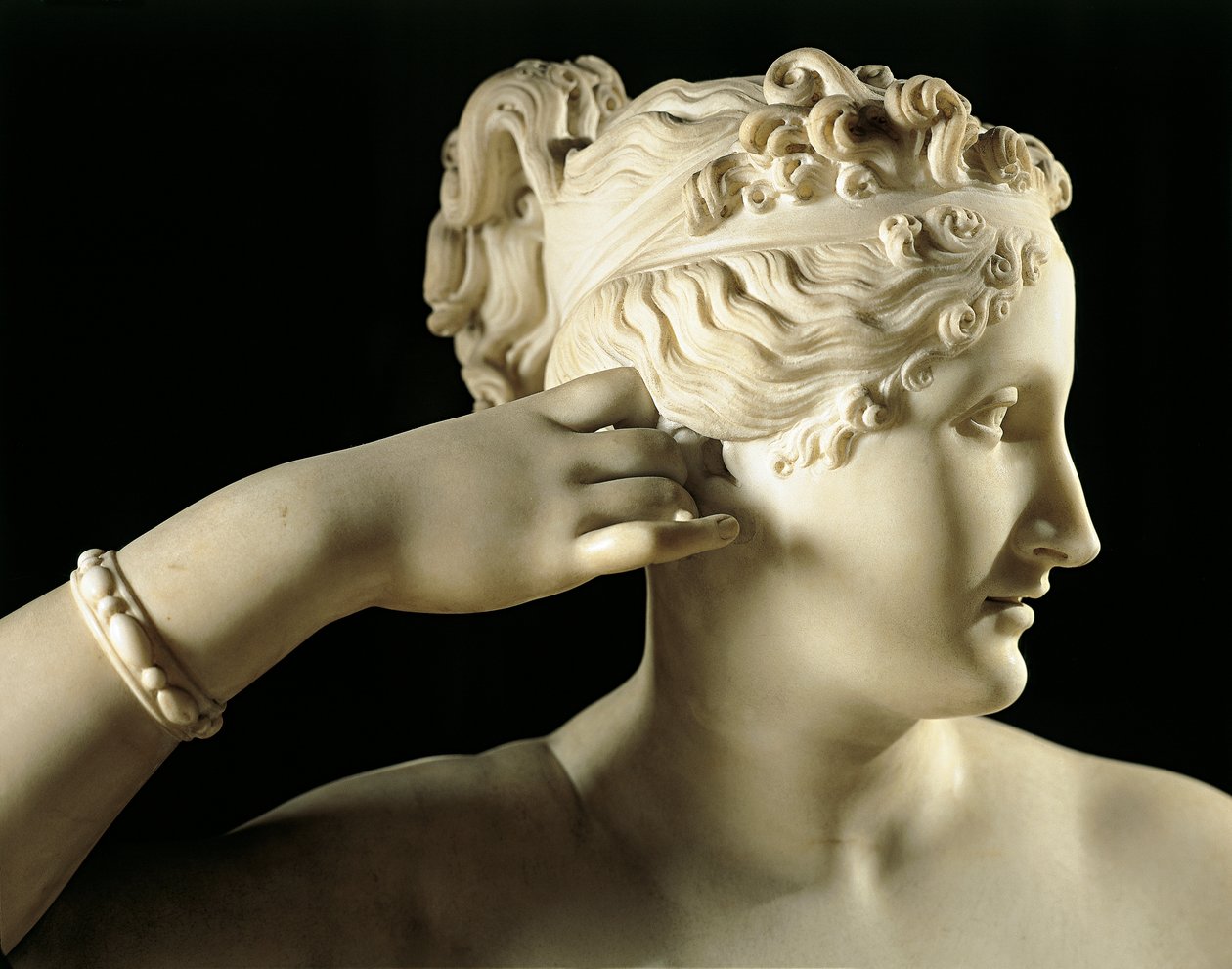 Pauline Borghese Venüs Victrix olarak by Antonio Canova