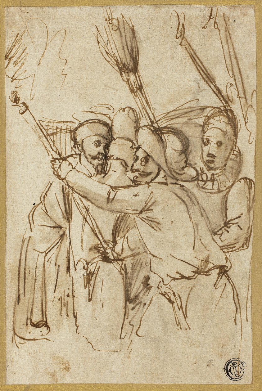 Karnaval Figürleri by Antonio Carracci