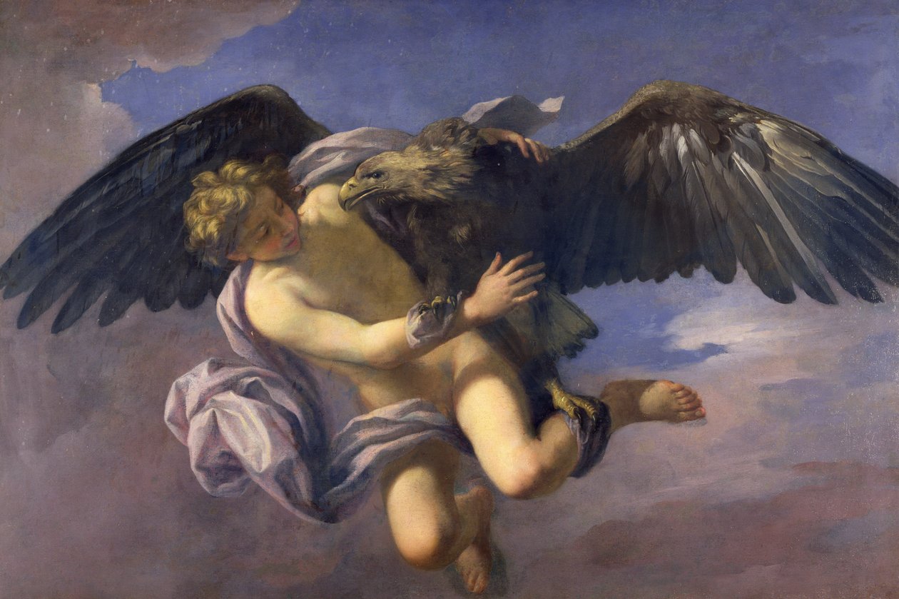 Ganymede'nin Kaçırılması, 1700 by Antonio Domenico Gabbiani