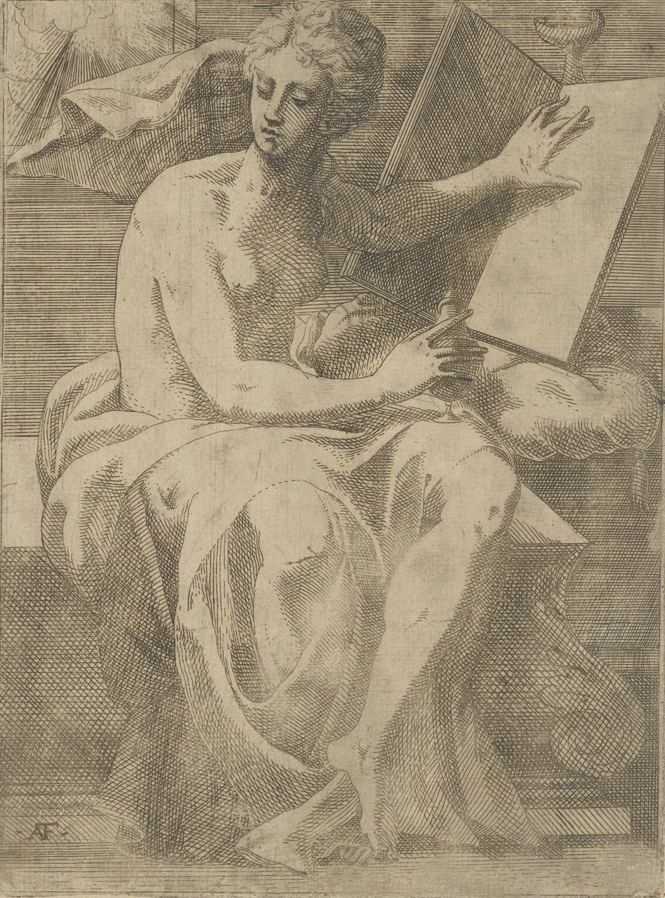 Bir Sibil, 1540-45. by Antonio Fantuzzi