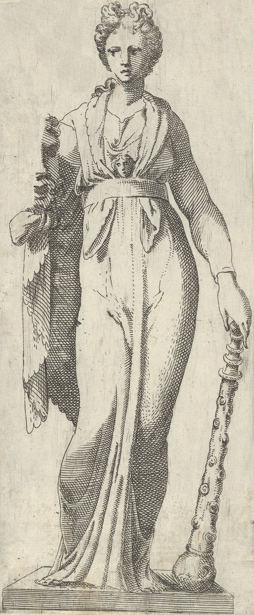 Mattei lahitinden Melpomene, Roma, 1540-45. by Antonio Fantuzzi