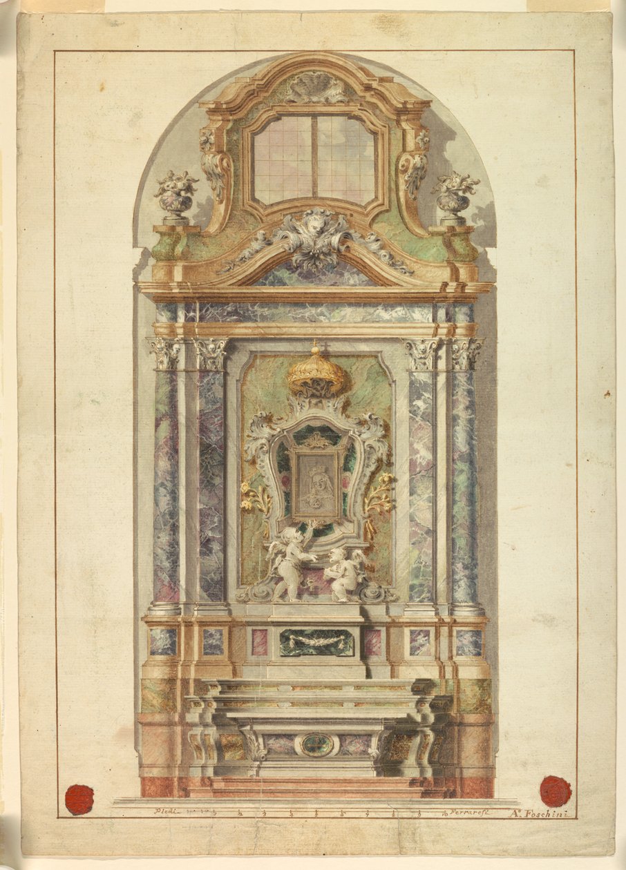 Altar by Antonio Foschini, 1741 – 1813