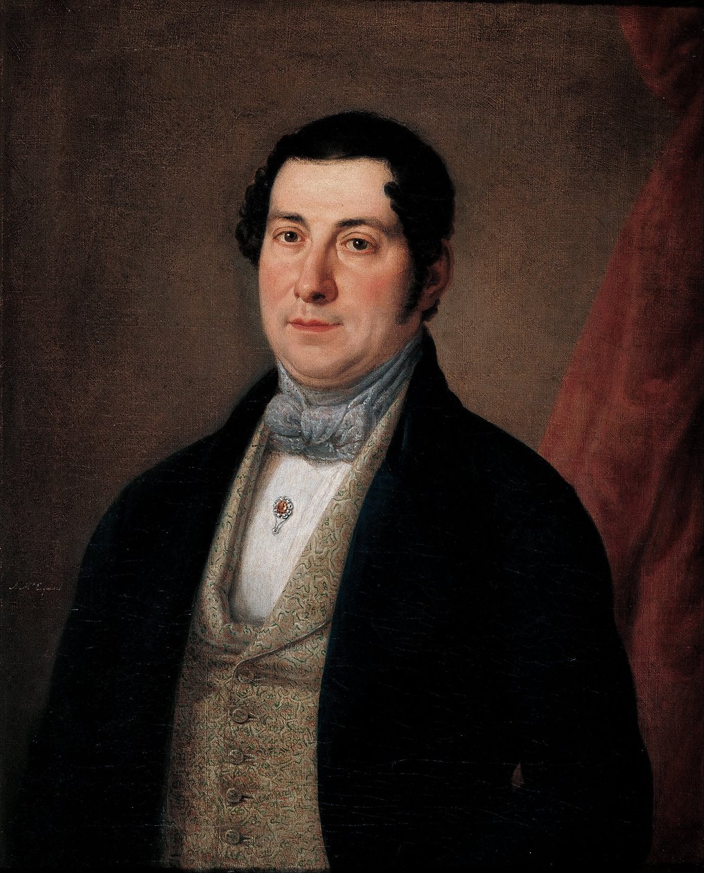 Bir Beyefendinin Portresi by Antonio María Esquivel