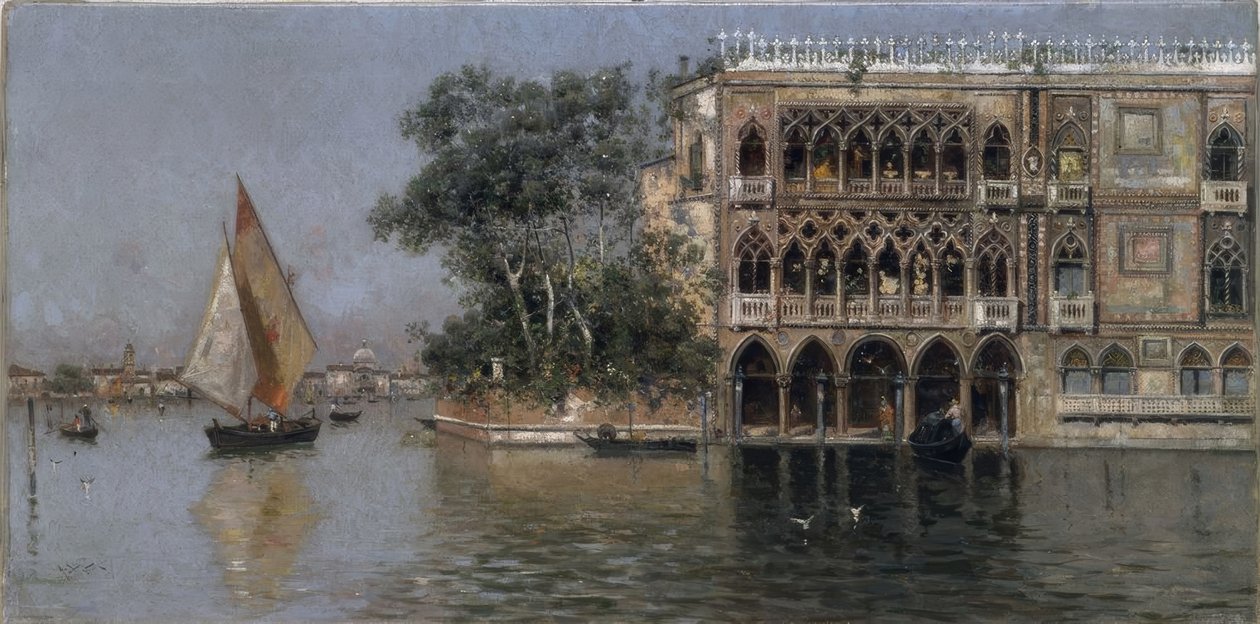 Venedik manzarası by Antonio Maria de Reyna Manescau