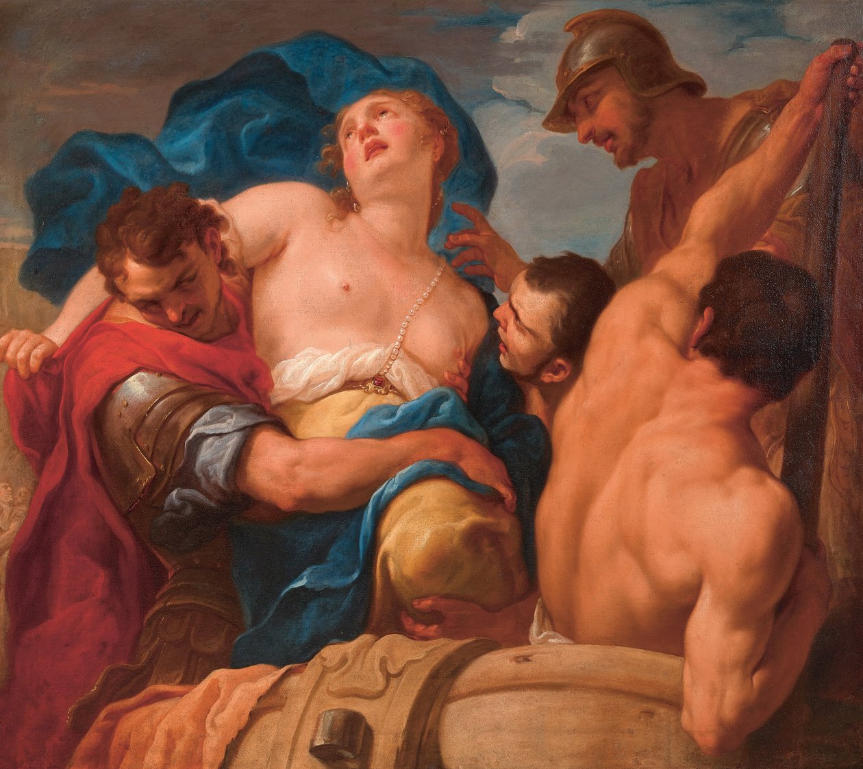 Helen Tecavüz, yaklaşık. 1695. by Antonio Molinari