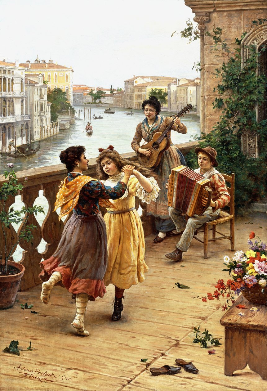 Venedik Balkonunda, by Antonio Ermolao Paoletti